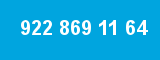 922 869 11 64